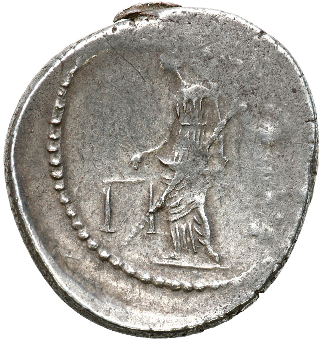 Republika Rzymska, Denar, Mn. Cordius Rufus 46 r. p. n. e., Rzym